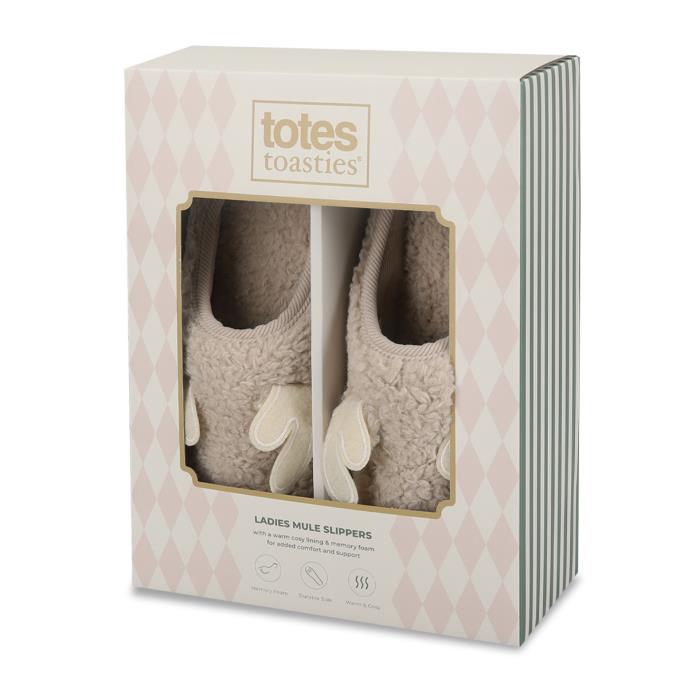 totes toasties® Ladies Novelty Reindeer Slippers Reindeer Extra Image 1